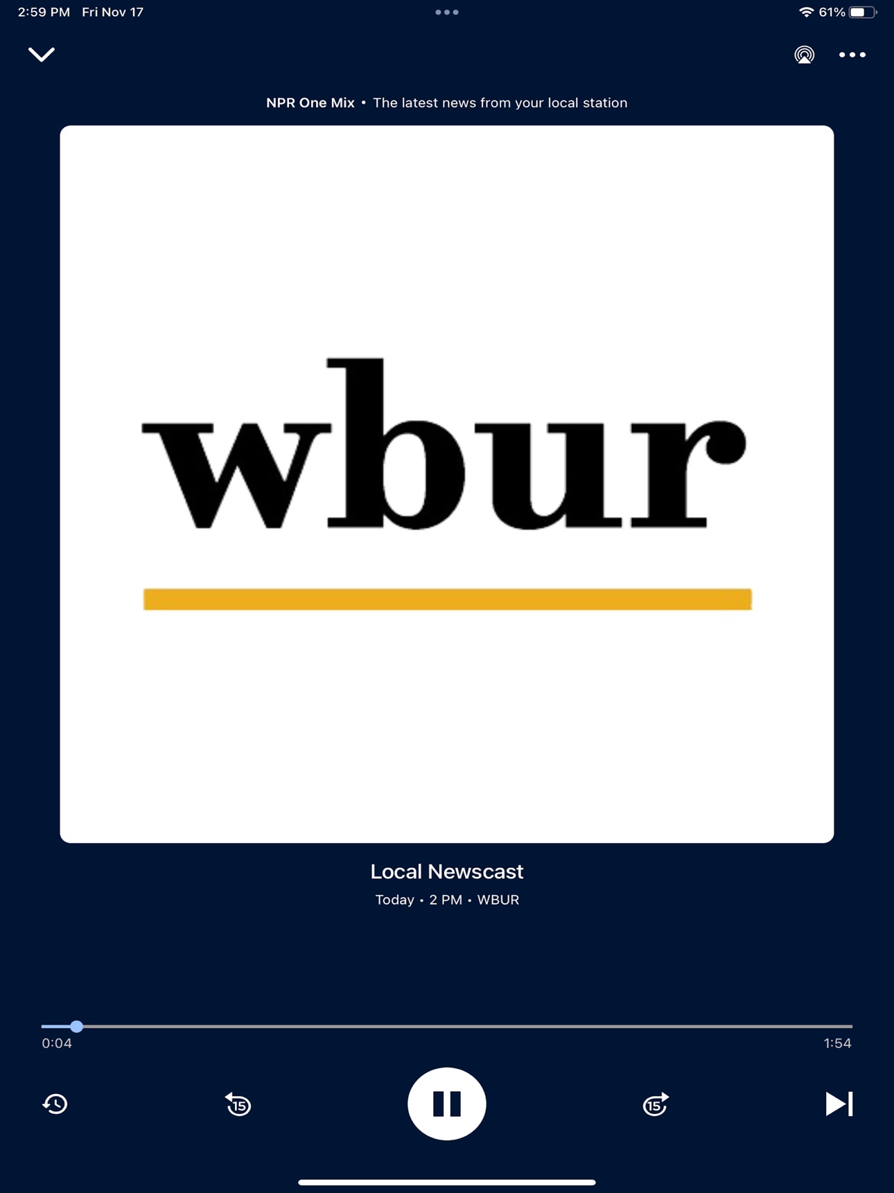 NPR: National & Local News screenshot 2