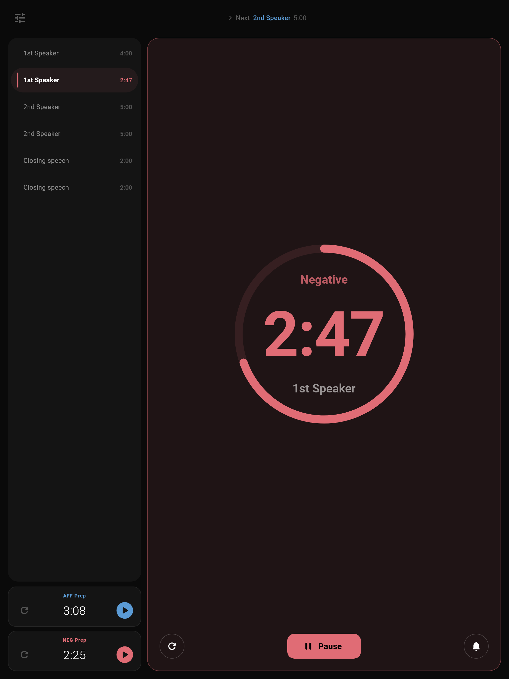 Debate Clock screenshot 5
