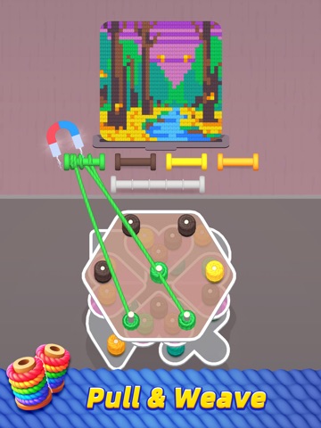 Thread Match 3D: Weave Puzzle iPad screenshot