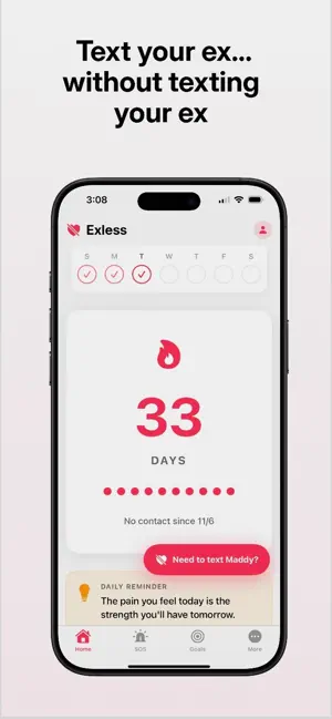 Exless - Breakup Recovery screenshot 1