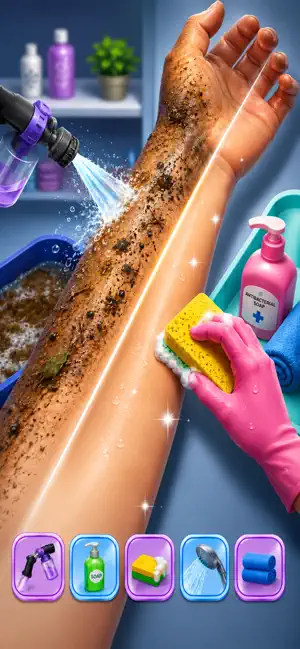Dirty House ASMR Cleaning Game screenshot 2