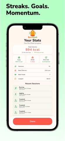 BurnStack - Calorie Burner App Screenshot 6 of 8