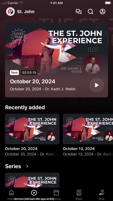 Screenshot 2 of St. John Church App