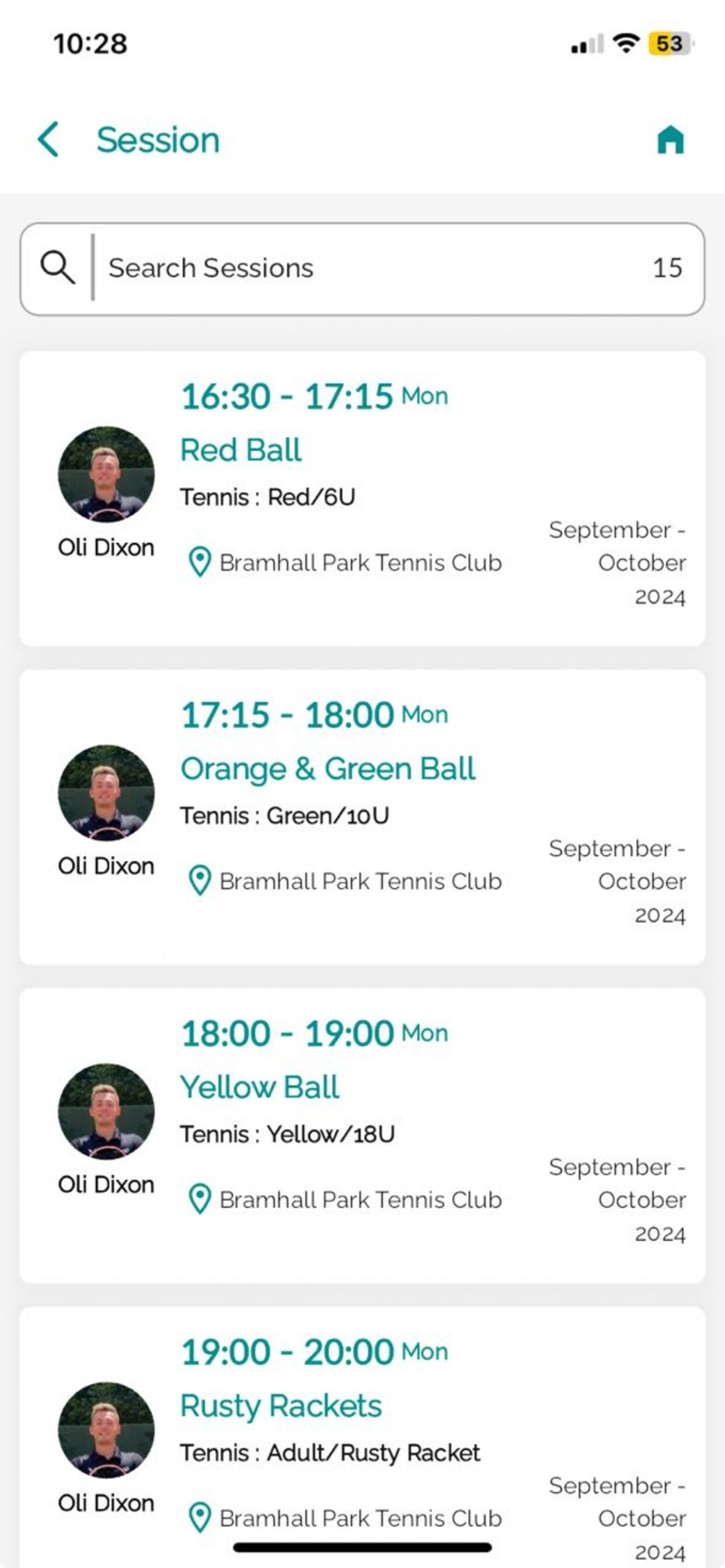 Bramhall Park Tennis