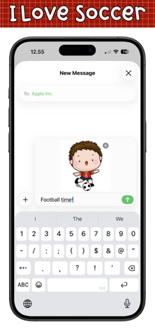Cute Soccer Football Stickers screenshot
