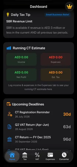 Calculator : UAE Corporate TAX screenshot 4