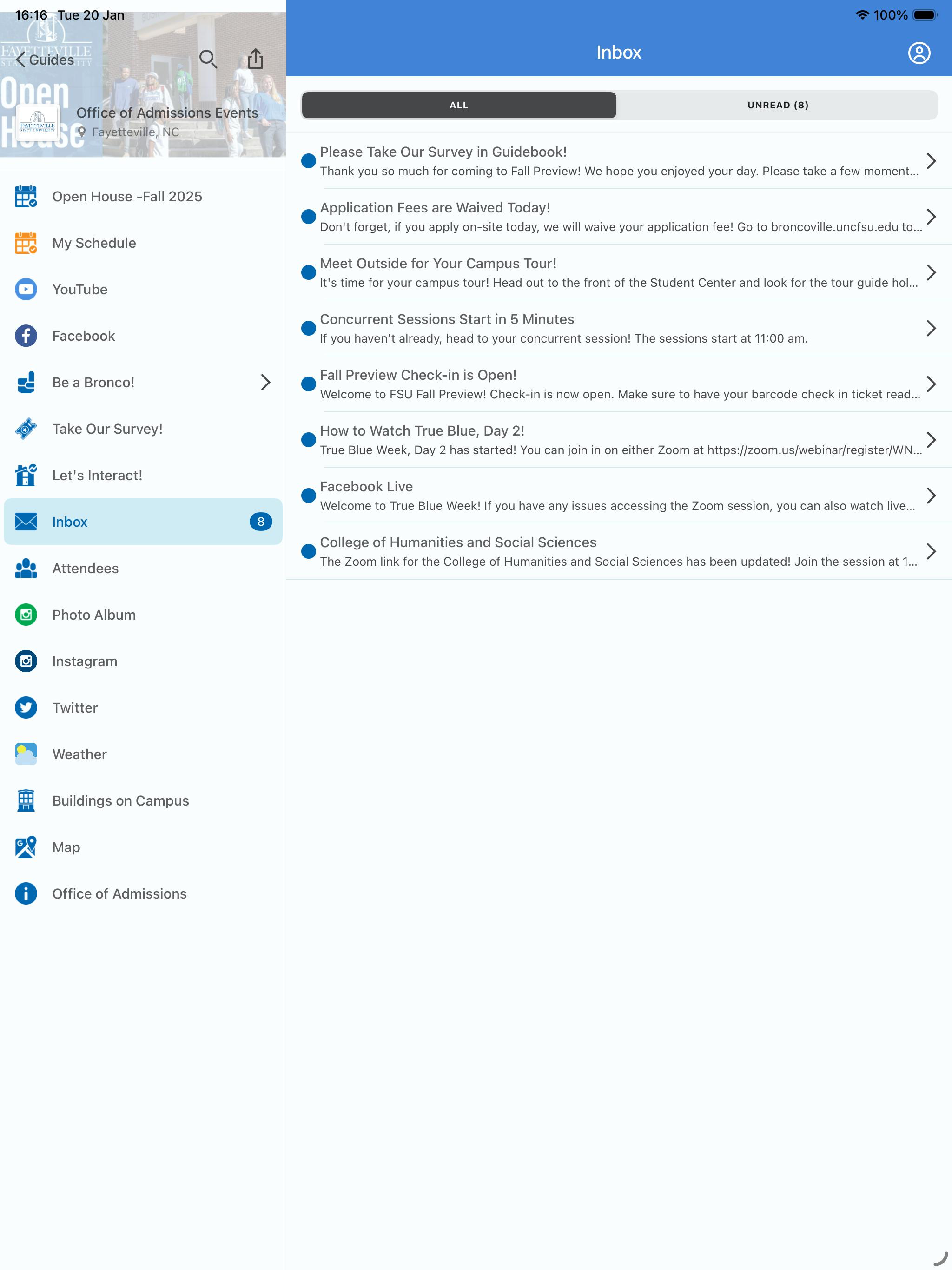 FSU Event Guidebooks screenshot 6