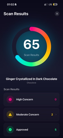 Skantastic: Scan Food Labels screenshot