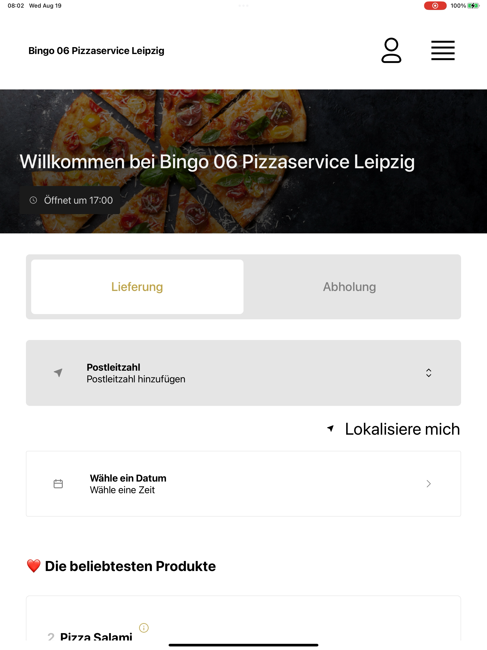 Bingo 06 Pizzaservice Leipzig screenshot 9