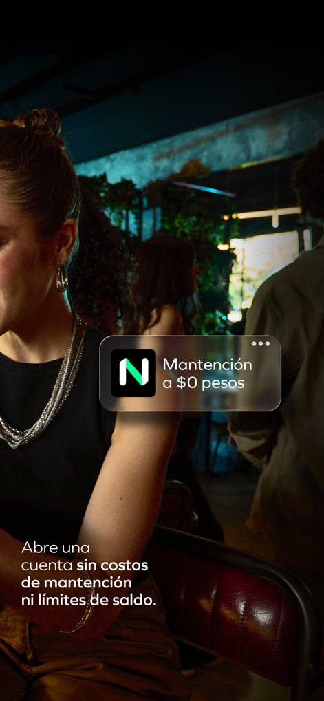Tenpo: primer neobanco Chile - This tool highlights its commitment to user savings by showcasing a clear "Mantención a $0 pesos" notification and emphasizing accounts with no maintenance costs or balance limits.
