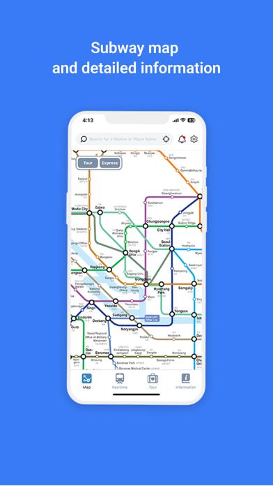 Seoul Subway - Official App. Screenshot