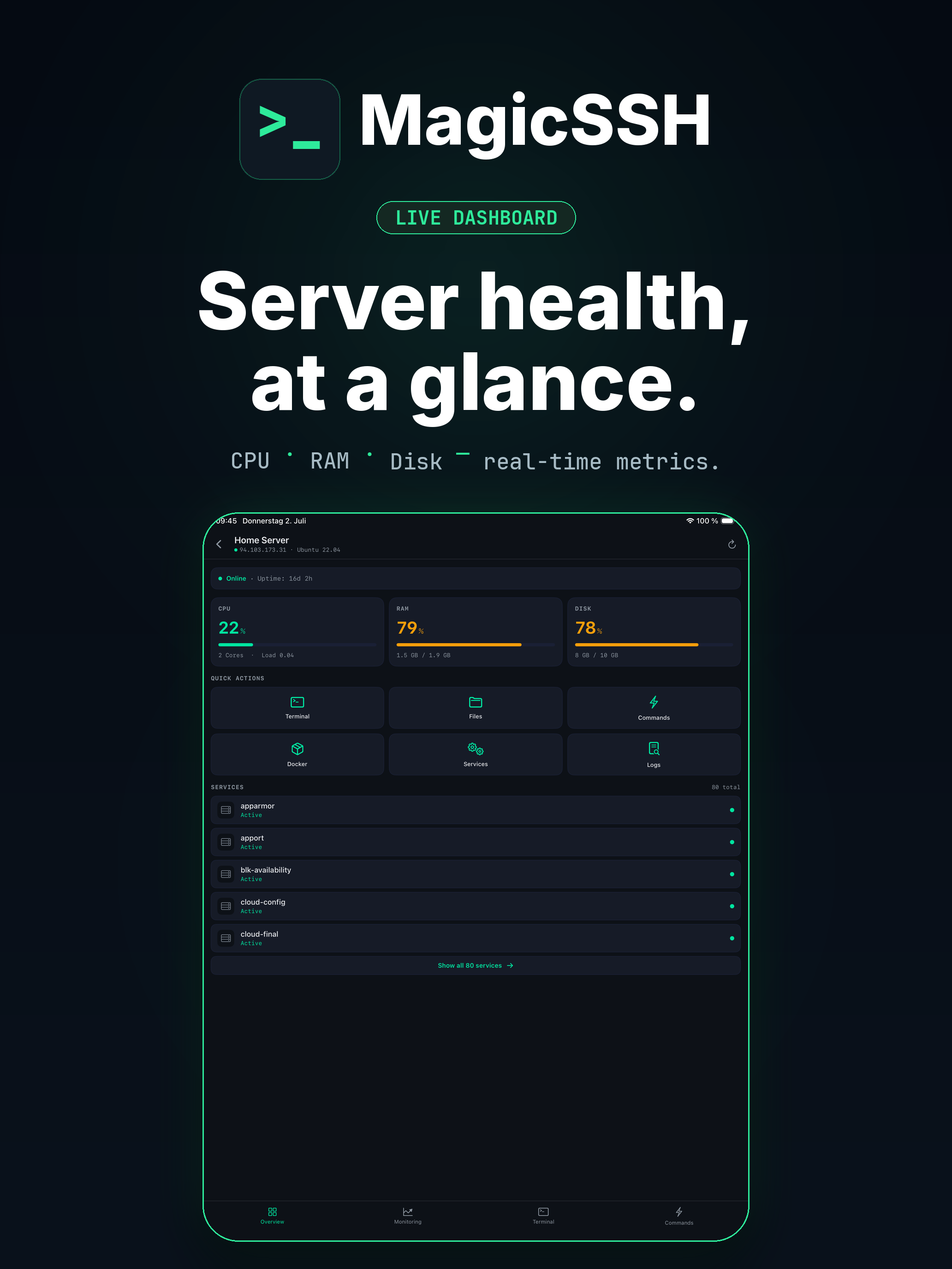 MagicSSH – Server & Terminal