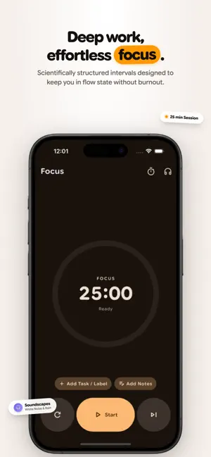 Kuma : Pomodoro & Focus Timer screenshot 1