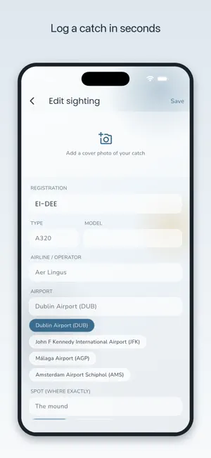 Plane Spotter Log screenshot 4