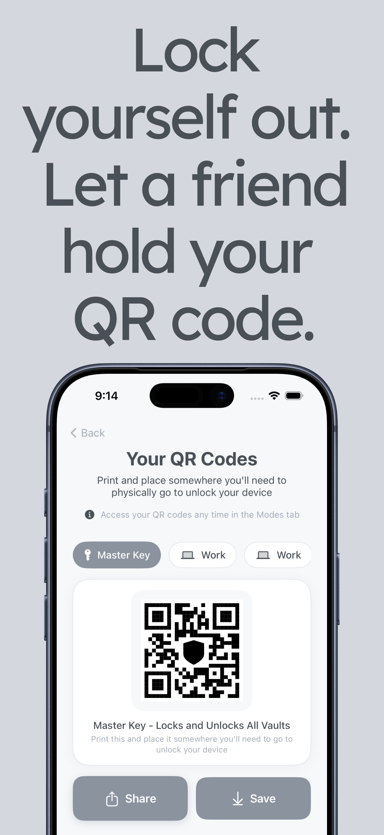 Vault: App Blocker - QR Unlock