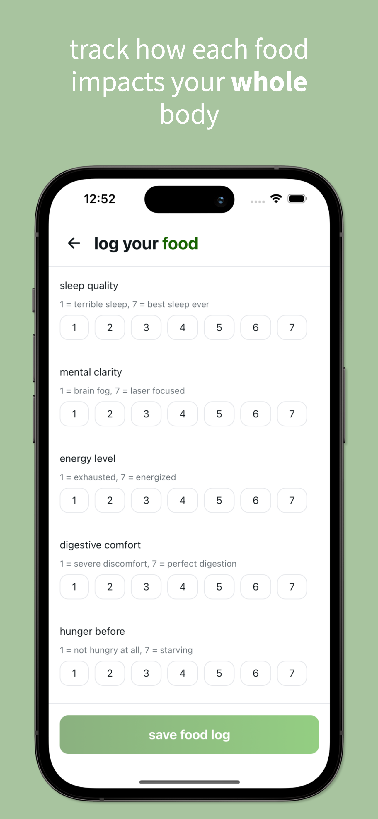 doof - food diary to quit junk