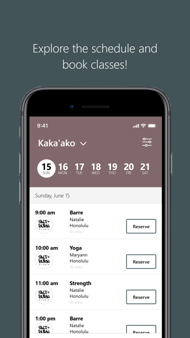 Salt + Burn Studio iPhone screenshot 3 - Health & Fitness app