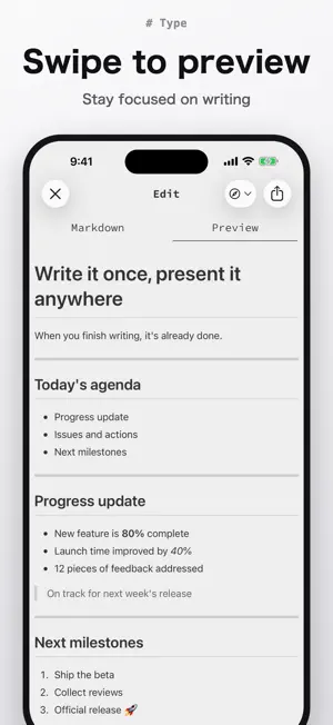 # Type - Markdown Editor screenshot 3