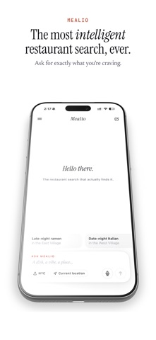 Mealio: Dine Smarter. Screenshot 1 of 6