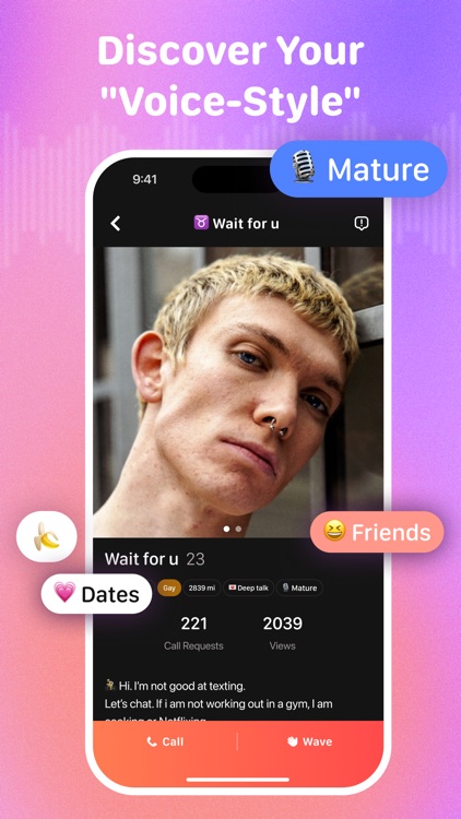 Wren: Voice Chat & Random Call screenshot-3