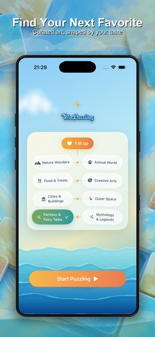 VibePuzzling: Sliding Puzzles screenshot 1