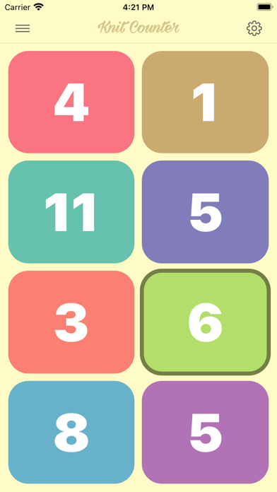 Simple Knitting Counter Screenshot