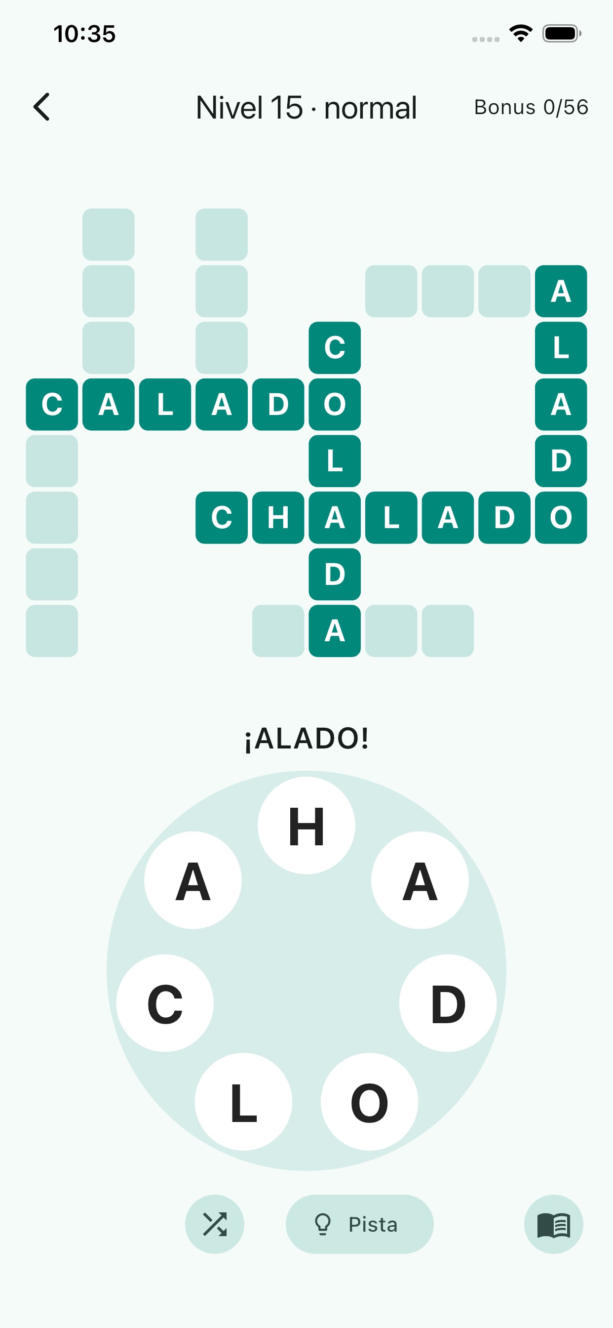 Screenshot 1 of Palabrio: Spanish Word Puzzles