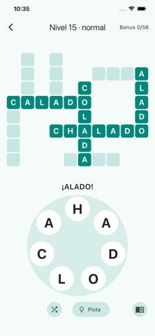 Palabrio: Spanish Word Puzzles screenshot 1