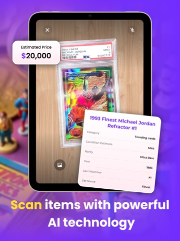 Collectibles Value Scanner iPad screenshot