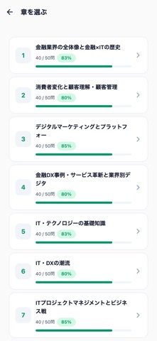 金融IT検定対策 500問 iPhone screenshot