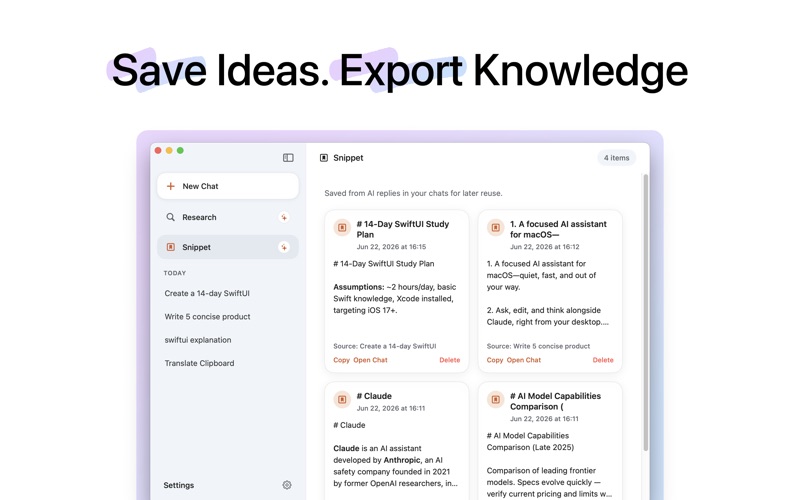Sonnet Chat : Al Chatbot iPhone screenshot