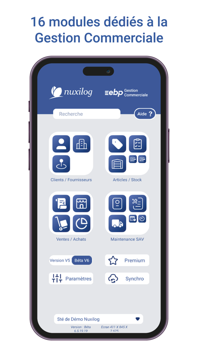 Screenshot #3 pour NuxiDev pour EBP Gestion Co.