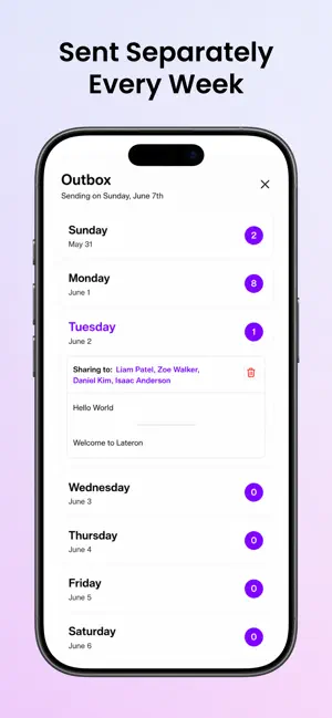 Lateron Communication screenshot 4