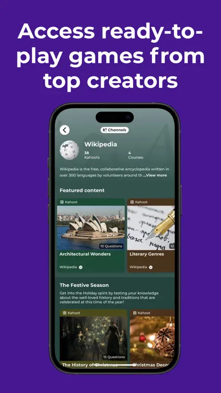 Kahoot! Play & Create Quizzes screenshot 8 of 8