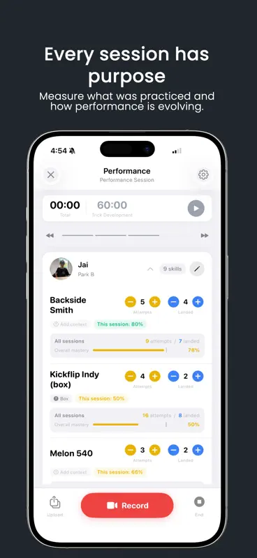Eleve: Athlete Progress screenshot 7 of 10