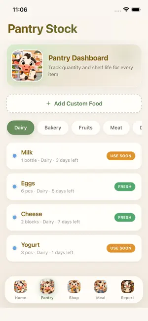 Moo Pantry iPhone screenshot 2