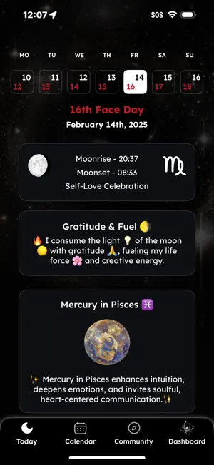 Lightbody: 13 Moon Calendar screenshot 1