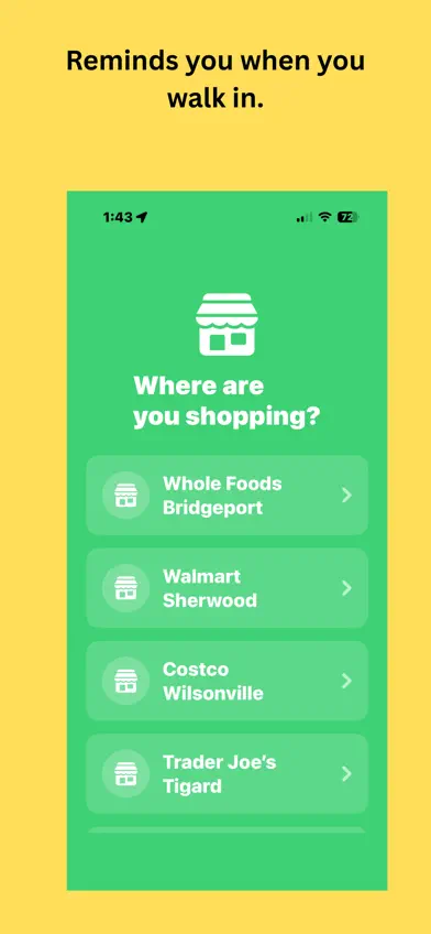 My FreshList screenshot 2