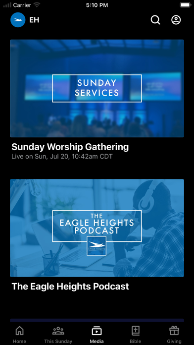 The Eagle Heights App Screenshot