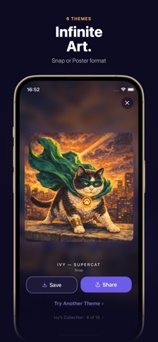 Pisipik: AI Cat Portrait Art screenshot