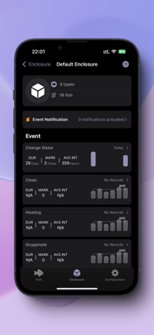 JoyFish - Growth Tracker iPhone screenshot