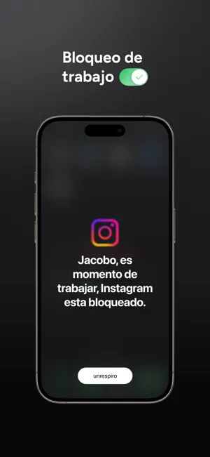 unrespiro: bloqueo apps y foco screenshot 4