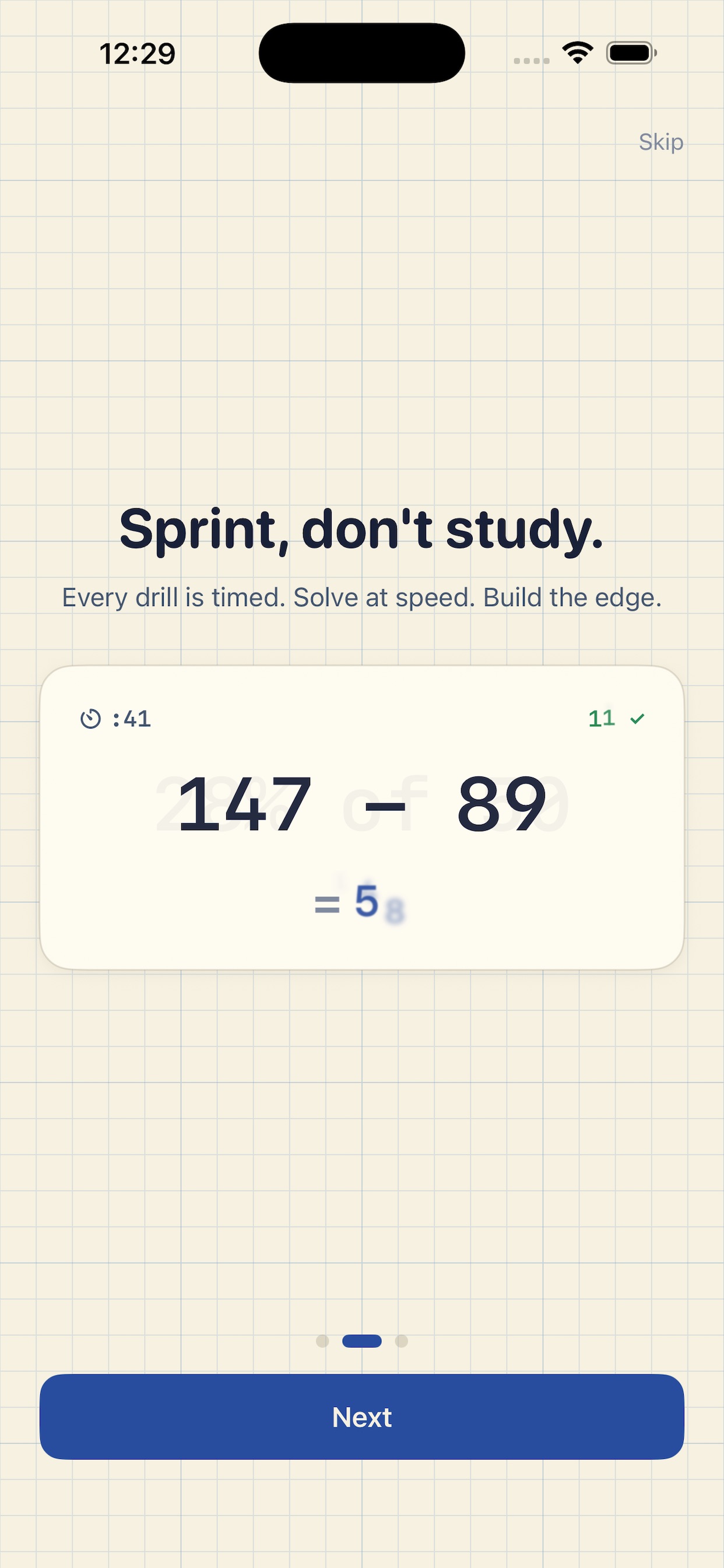 Screenshot 2 of Quantrack: Mental Math