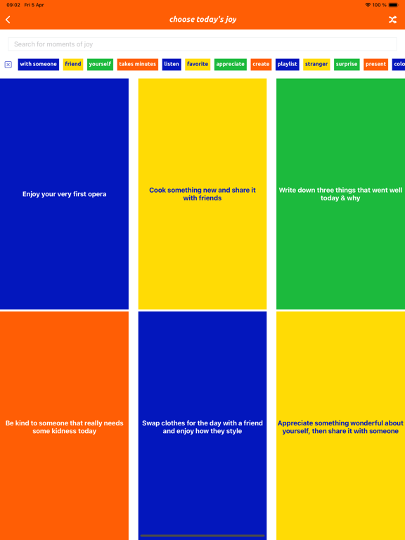 nJoy iPad screenshot 1 - Social Networking app