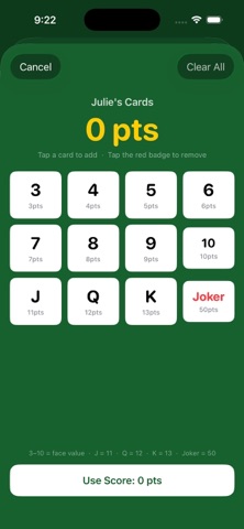 Five Crowns Scorekeeper Screenshot 3 of 6