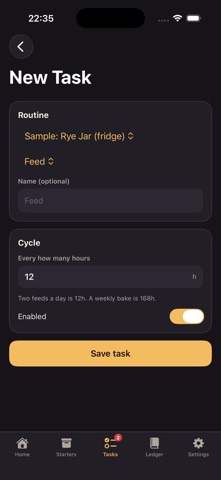 Sourdough lab solution screenshot 3