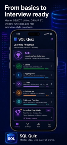 SQL Prep - Learn & Practice Screenshot 5 of 5