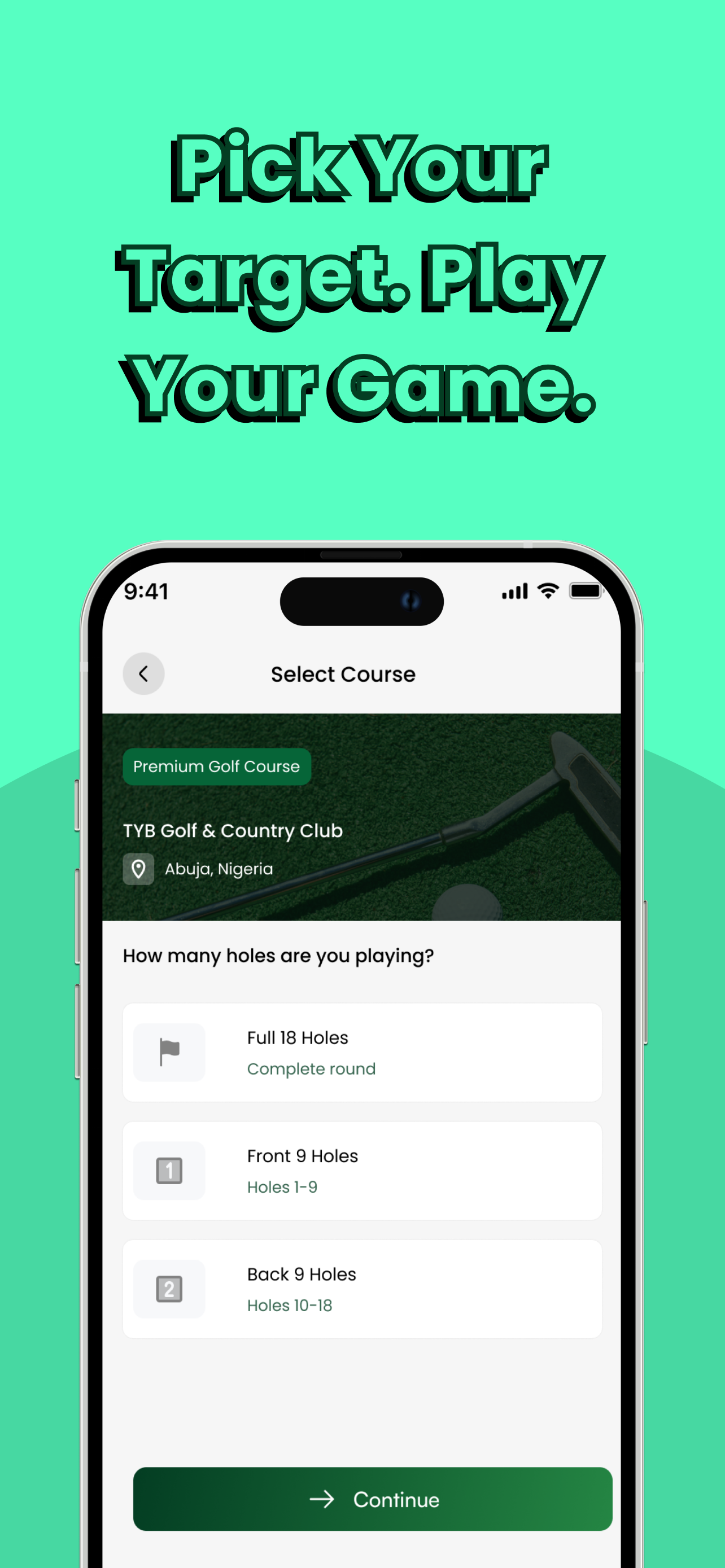 TYB-IGRCC Golf Club screenshot 2