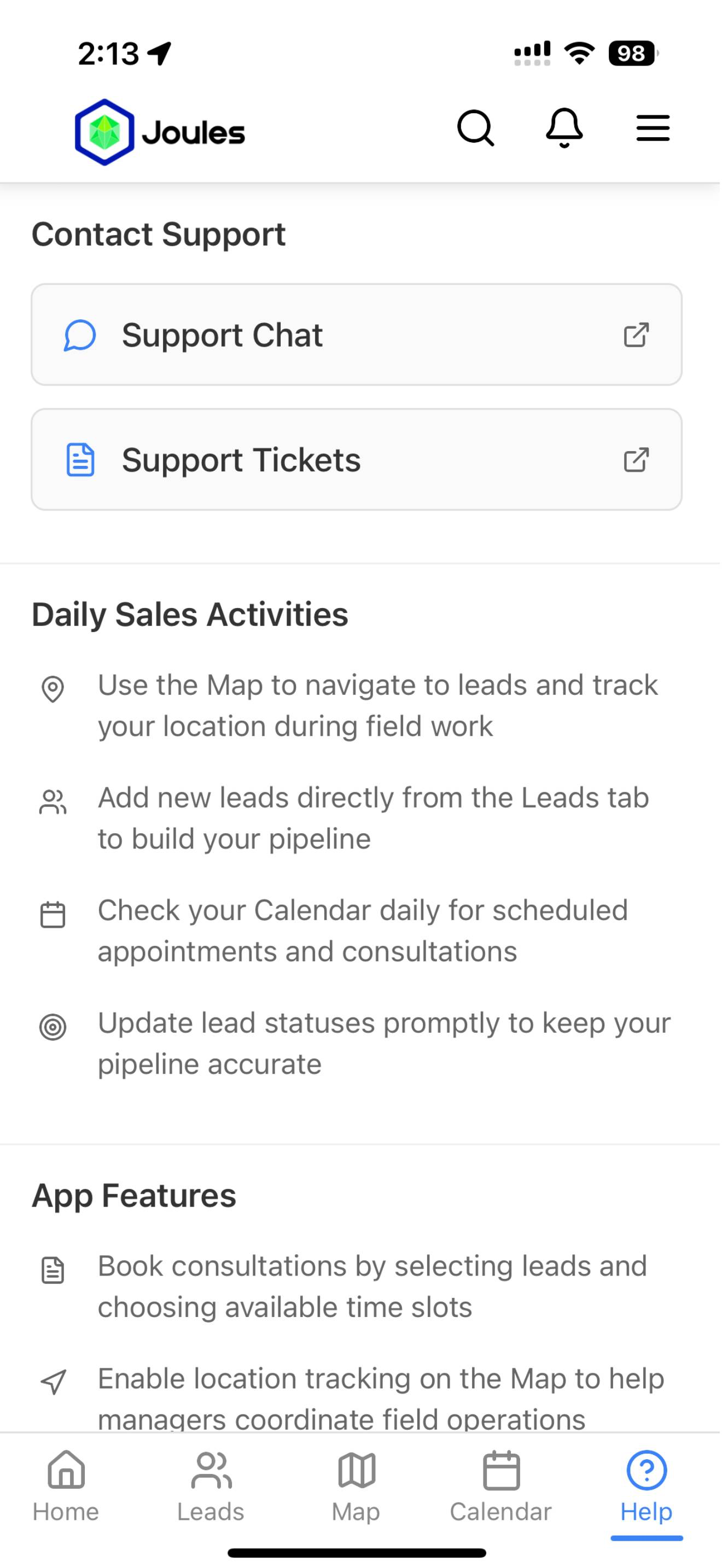 Joules CRM