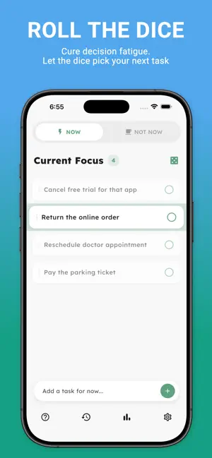 NOT NOW: ADHD To-Do List screenshot 2
